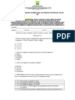 Examen Final Graado 7 Primer Periodo