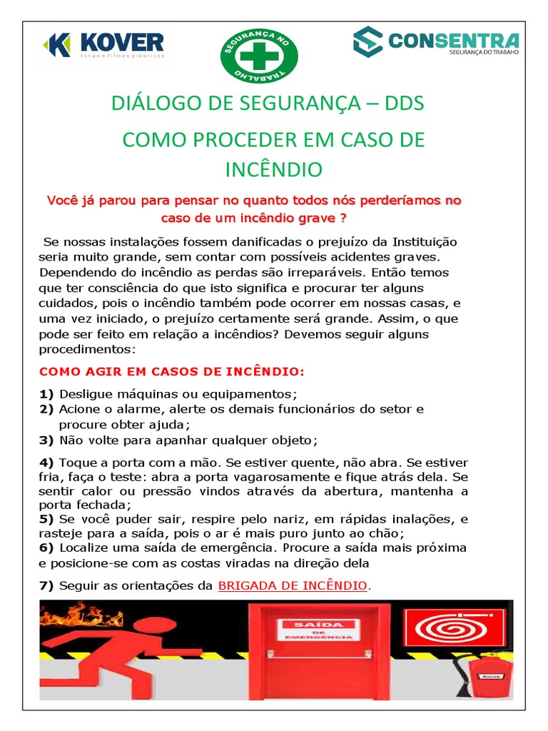 Como Proceder em Caso de Incendio | PDF | Negócios | Computadores