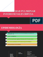 Enfermedad Pulmonar Intersticiales Difusa