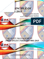 The Principle of Iso 9001 2015 FM