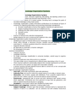 Organization and Representation of Knowledge Unit 1