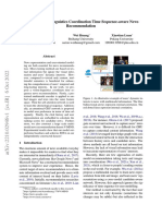 VLSNR:Vision-Linguistics Coordination Time Sequence-Aware News Recommendation