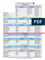 OPD Schedule (November 2021)