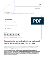 Cómo Simular Una Vivienda o Local Dentro Edificio CYPECAD MEP-Cype