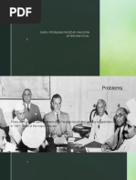 Early Problems Faced by Pakistan After Partition