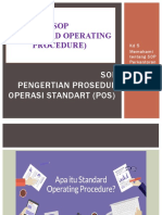 SOP (Standard Operating Procedure) : SOP Pengertian Prosedur Operasi Standart (Pos)