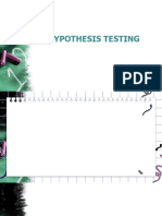 Hypothesis Testing HUMSS 6