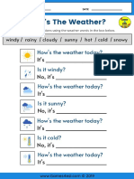 Weather Worksheet Q and A