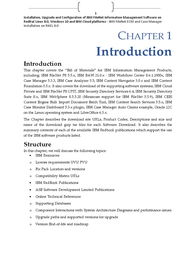 IBM FileNet Installation Guide | PDF | Ibm Db2 | Red Hat