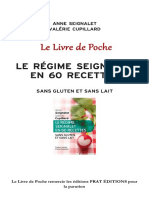 Livre de Poche DR Seignalet - Recettes