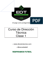 1 - Curso de Direccion Tecnica - Clase 1 - Introduccion - Rol Del-La Entrenador-Ra