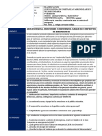 PLANIFICACION 2 TELESEC U II. ADOLESCENCIA EMOCIONES y CONVIVENCIA SANA EN CONTEXTOS DE EMERGENCIA