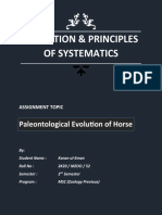 Evolution and Principles of Systematics 2nd Semester Kanzul Eman