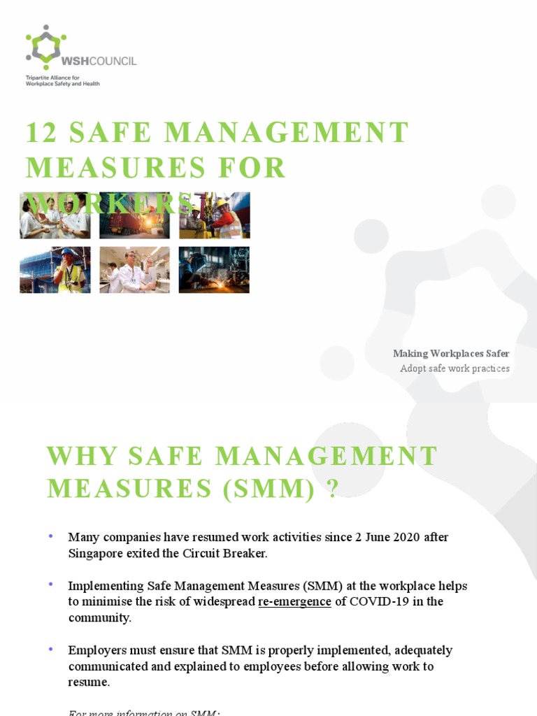 WSHC 12 Safe Management Measures For Workers PDF