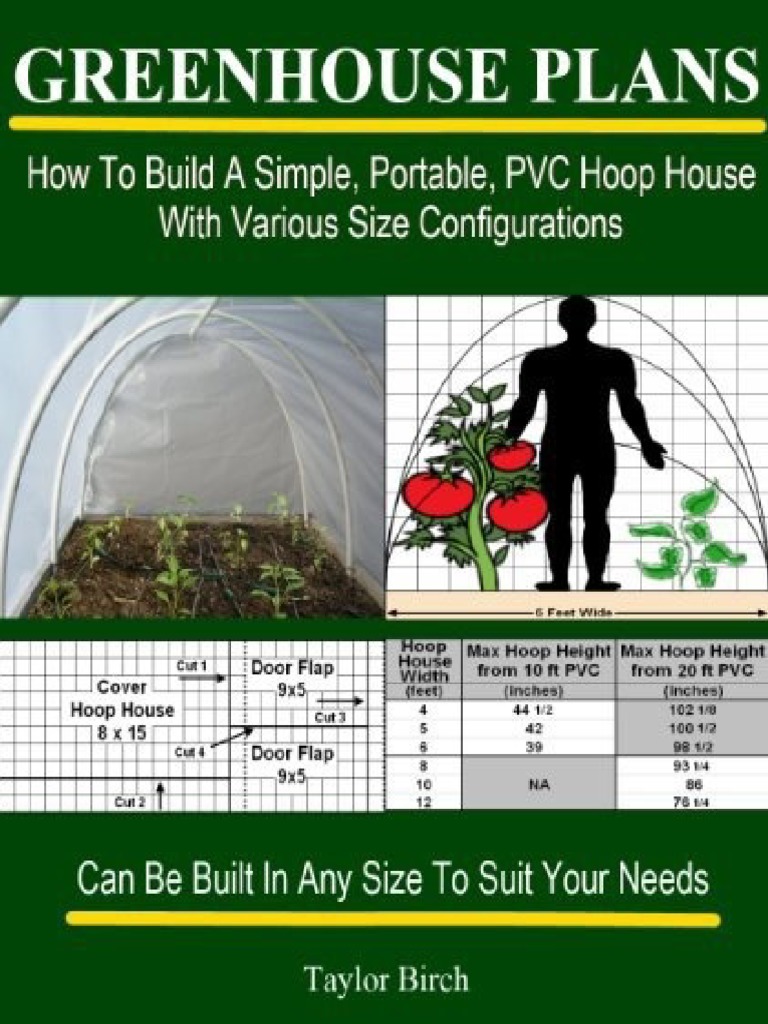 Greenhouse Plans - How To Build A Simple, Portable, PVC Hoop House With ...