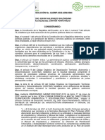 Manual de Arquitectura y Urbanismo y Manual de Calles - Resolucion No. Gadmp-2022-Adm-0084