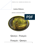 Dictionnaire Quenya Francais