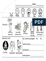 Name: - Date: - : Angry Happy Sad Sick Silly Scared