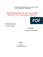 11 Ok Mentenanta Instalatiei de Racire A Motorului Renault E7J-A2 Dima