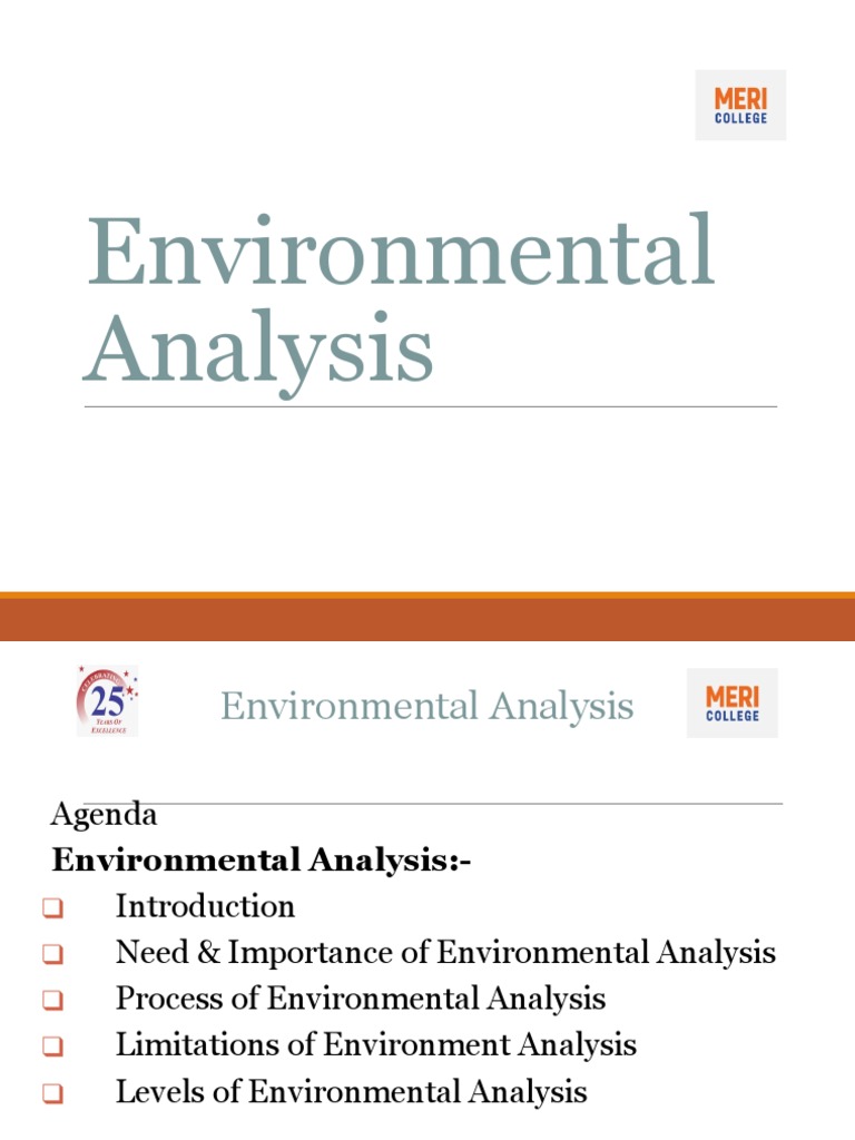 Environmental Analysis | PDF | Scenario Planning | Forecasting