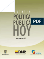 Boletin Politica Publica Hoy 13