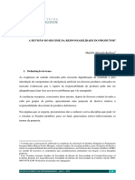 A Revisão Do Regime Da Responsabilidade Do Produtor - Mafalda Miranda Barbosa