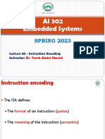 Lecture 03 - Instruction Encoding