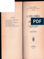 Carlos Astrada - La Ética Formal... - 1938 (Fragmento)