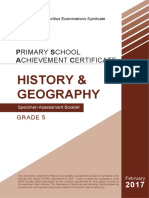 History Geography Grade 5