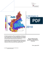 Idrologia in Piemonte 2018