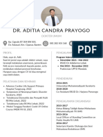 CV - Dr. Aditia Candra Prayogo