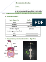 Resumo de Ciências