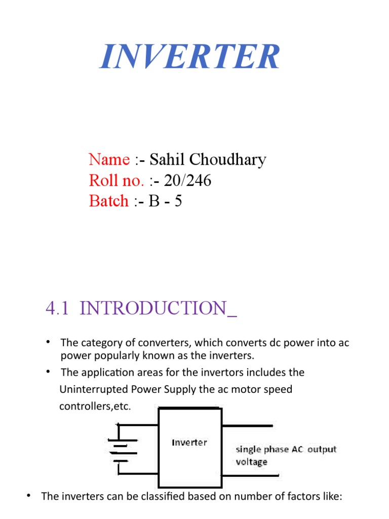 On Inverter | PDF | Power Inverter | Capacitor