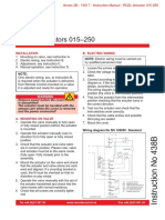 Actuator Instruction Manual - RCEL015-250