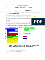 Evaluación de Joel Humberto Secko Cruz 4ºa