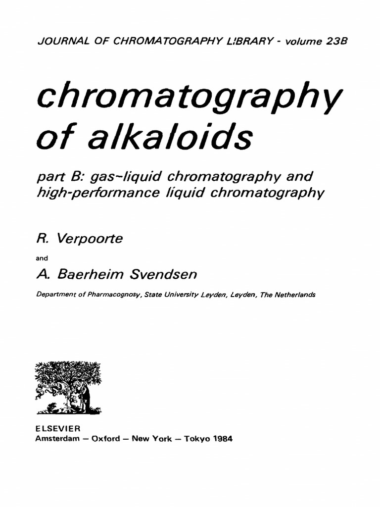Edited by 1984 Journal of Chromatography Library PDF