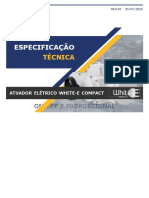 Ficha Tecnica - Atuador Elétrico