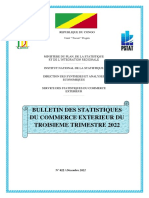 Bulletin Des Statistiques Du Commerce Exterieur Des Biens Troisieme Trimestre 2022