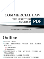 COMMERCIAL LAW - Court Structure