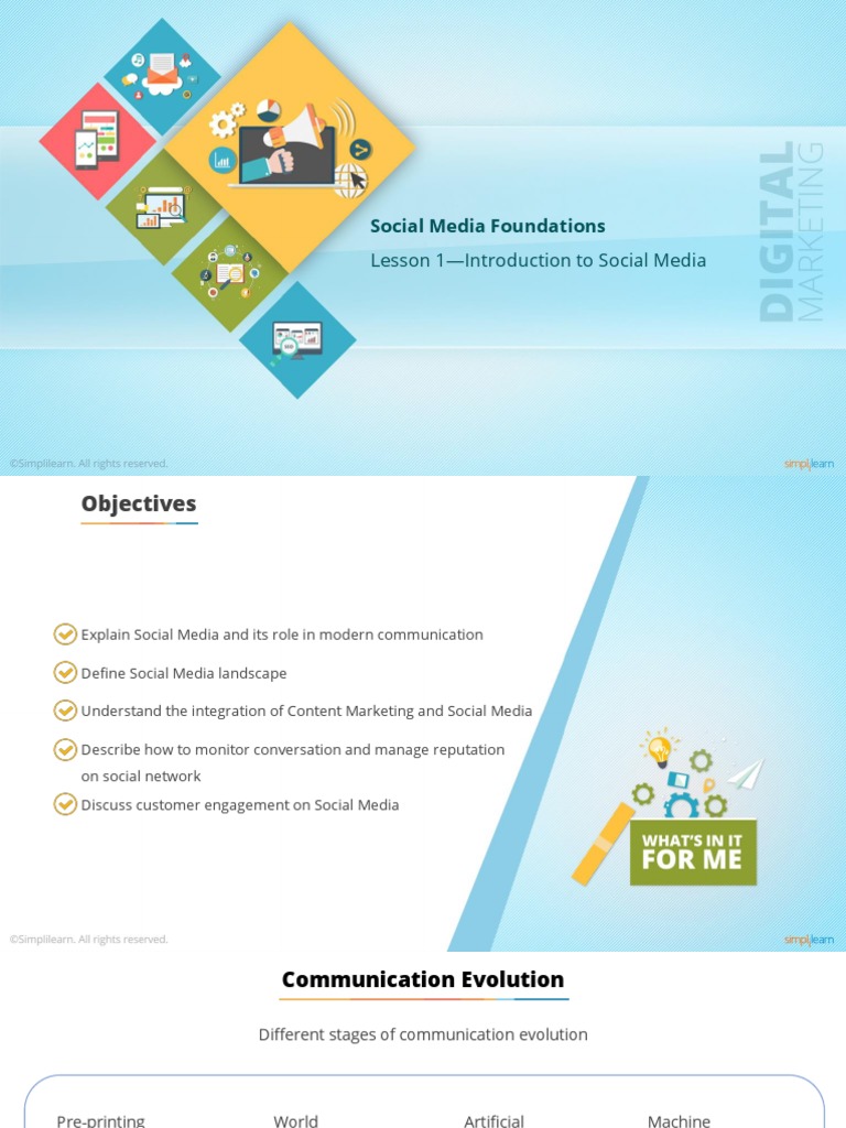 Social Media Marketing Foundations Overview | PDF | Popular Culture ...