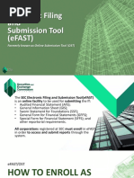 2022 - Efast - Enrolling As Company To Uploading of Gis