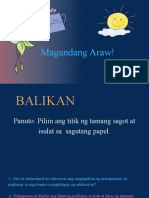 WEEK 6 Mga Angkop Na Kilos Tungo Sa Pagpapaunlad NG Mga Gawi Sa Pag Aaral Kakayahan Sa Pagpapasya at Pagsasabuhay NG Pananampalataya Sa Pamilya.