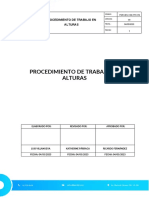 Procemiento de Trabajo en Altura