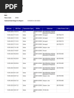 MFL Bill Wise Item List