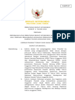 Perbup No. 8 Perubahan Penjabaran 2022 Dana Khusus Edit PDF