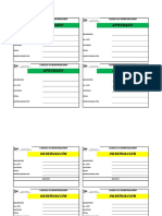 Aprobado Aprobado: Tarjeta de Identificación Tarjeta de Identificación