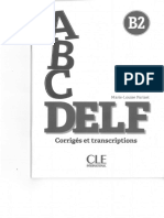 ABC DELF B2 Corriges Et Transcriptions