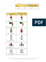 Ejercicios Concordancia Genero-Numero Articulo-Sustantivo