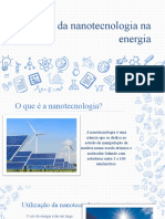 Uso Da Nanotecnologia Na Energia Miguel Matilde