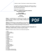 Ley Del Gobierno y La Administración Pública Municipal Del Estado de Jalisco-180122